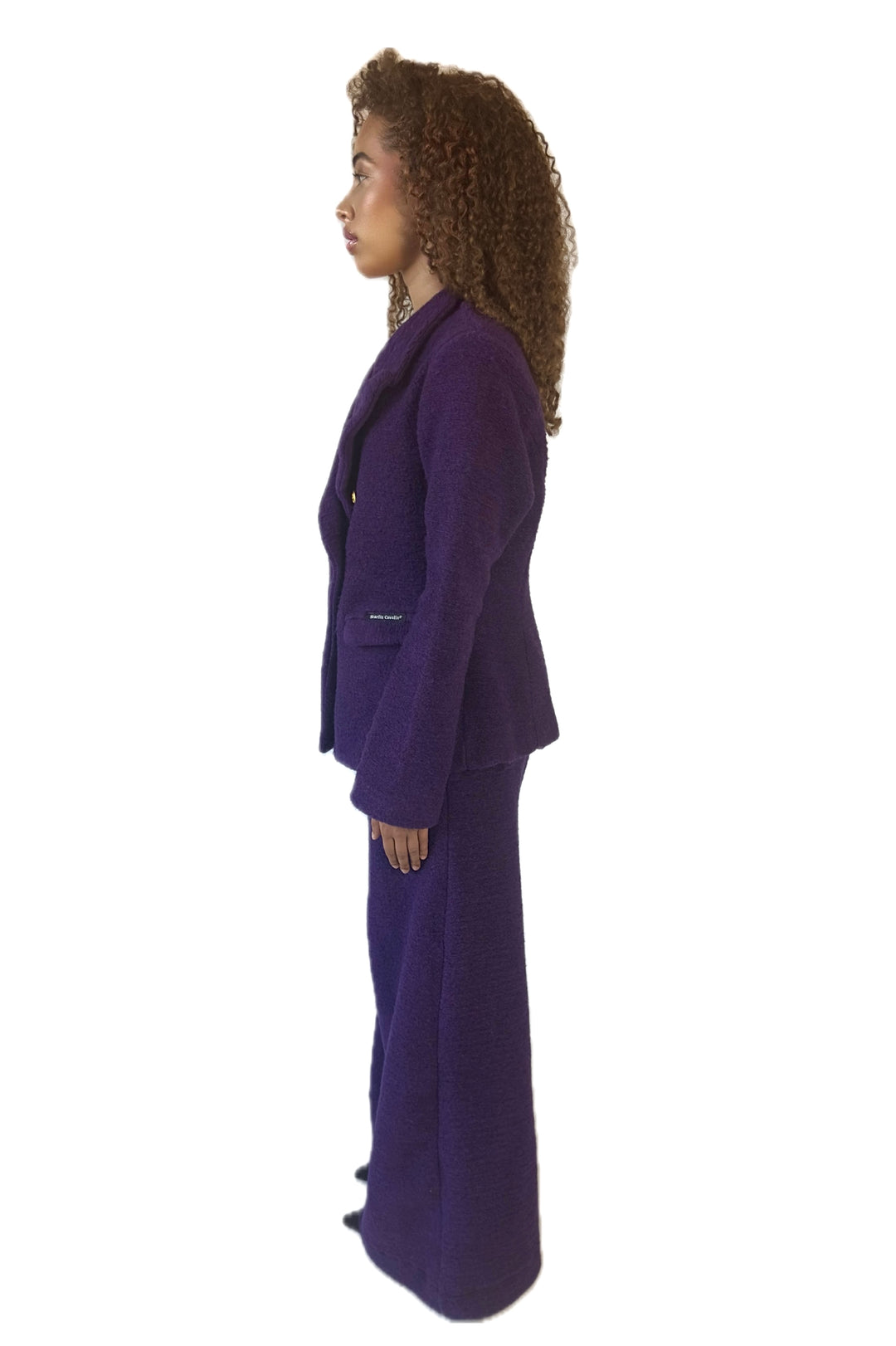 Women's Dark Purple | Two Piece Royal Amethyst Suit  | Starlin Cavalin