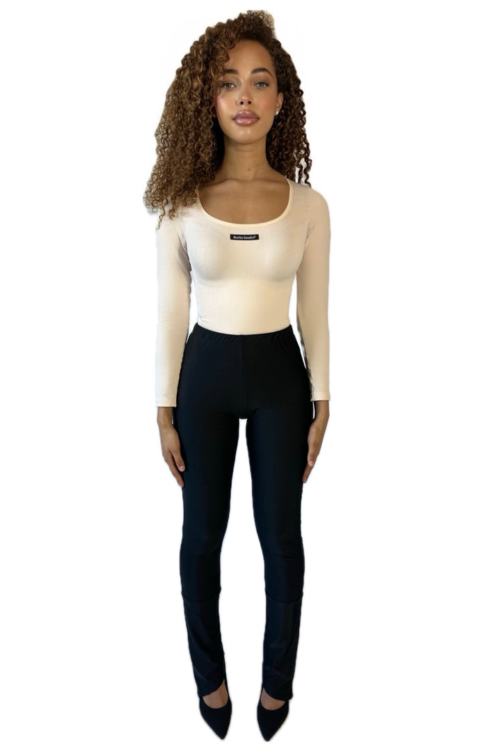 Woman's FierceFlex Shapewear | Creme Bodysuit | Starlin Cavalin