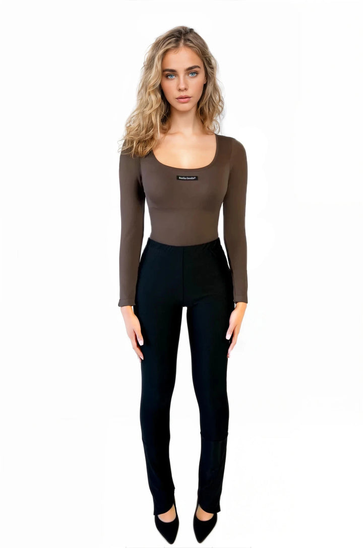 Woman's FierceFlex Shapewear | Brown Bodysuit | Starlin Cavalin