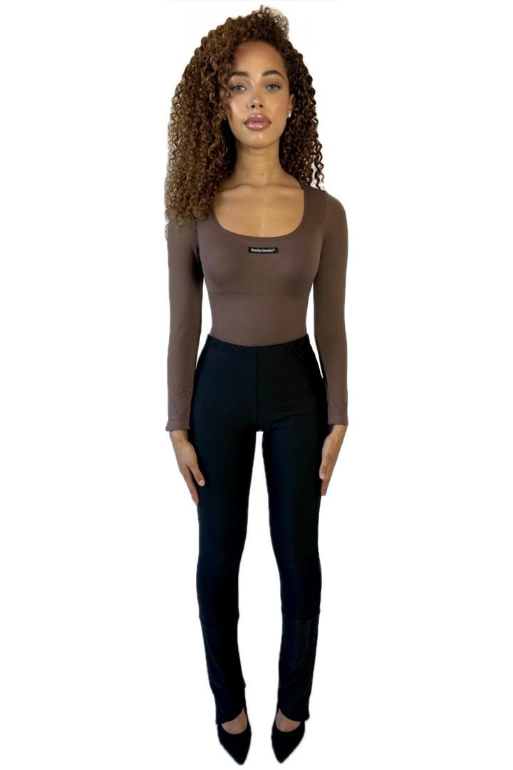 Woman's FierceFlex Shapewear | Brown Bodysuit | Starlin Cavalin