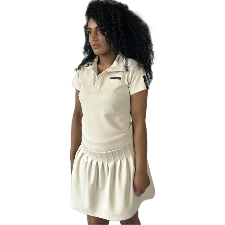 Women's Polo Sets | Beige Polo Set | Starlin Cavalin