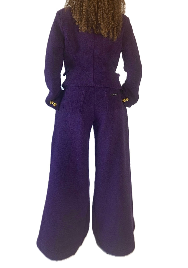 Women's Dark Purple | Two Piece Royal Amethyst Suit  | Starlin Cavalin