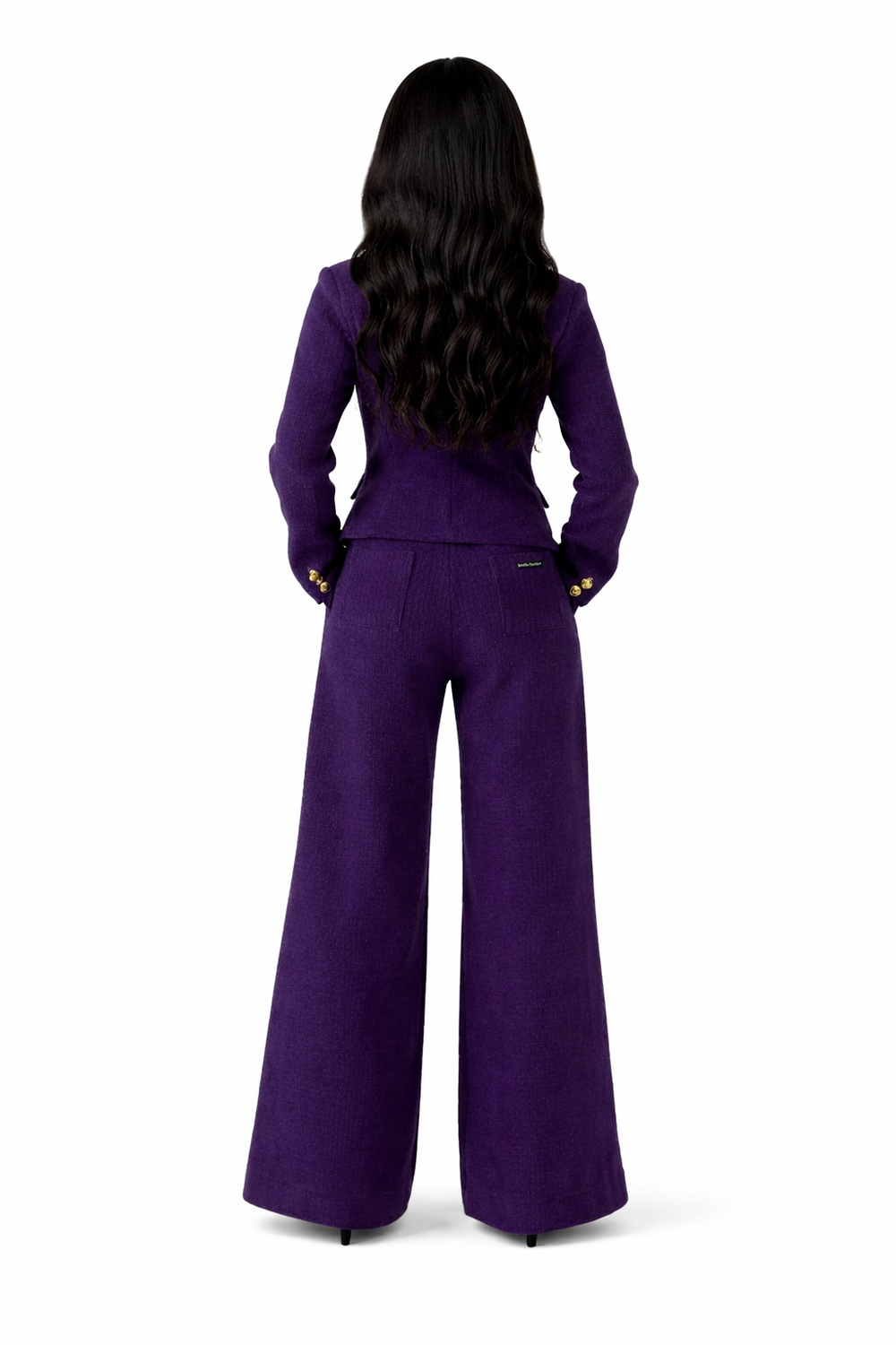 Women's Dark Purple | Two Piece Royal Amethyst Suit  | Starlin Cavalin