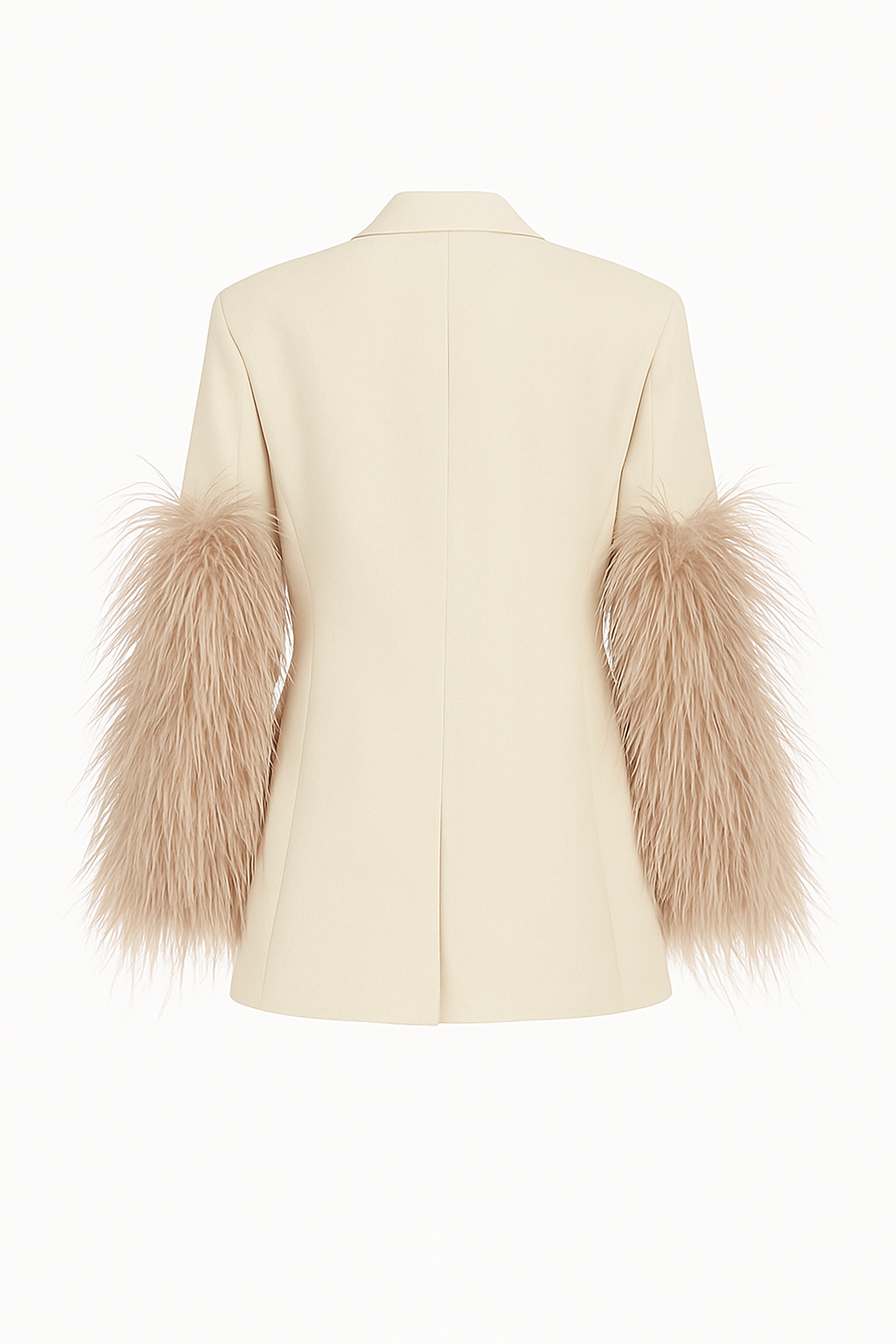 Eternal Elegance Ivory Suit | Women’s Ivory Suit with Pearl Details & Faux Fur Trims | Starlin Cavalin
