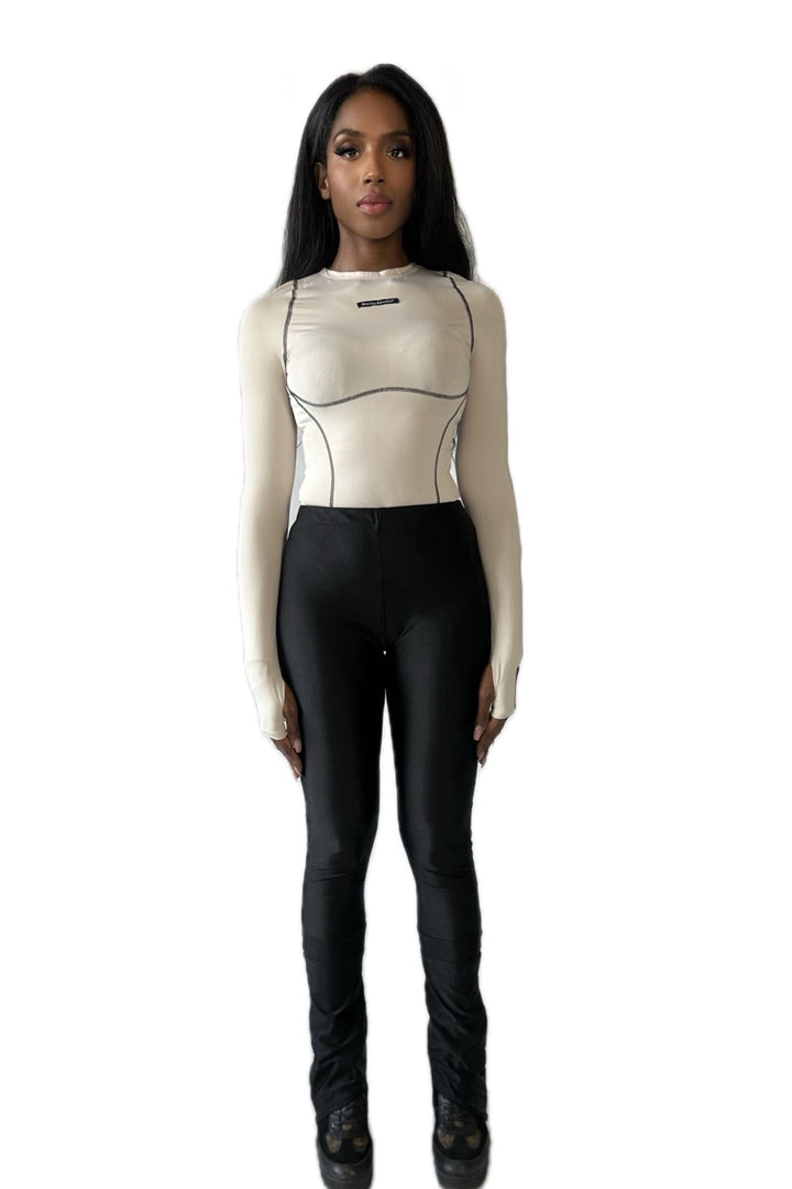 Woman's ToughGlam  | Sand Bodysuit | Starlin Cavalin 