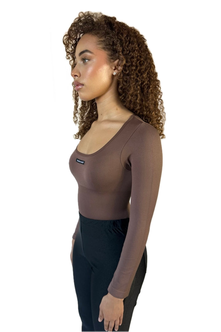 Woman's FierceFlex Shapewear | Brown Bodysuit | Starlin Cavalin