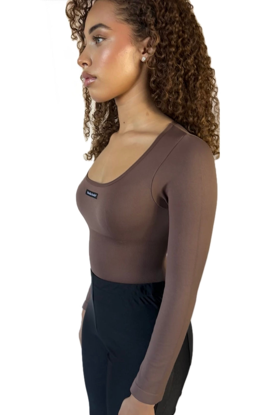 Woman's FierceFlex Shapewear | Brown Bodysuit | Starlin Cavalin