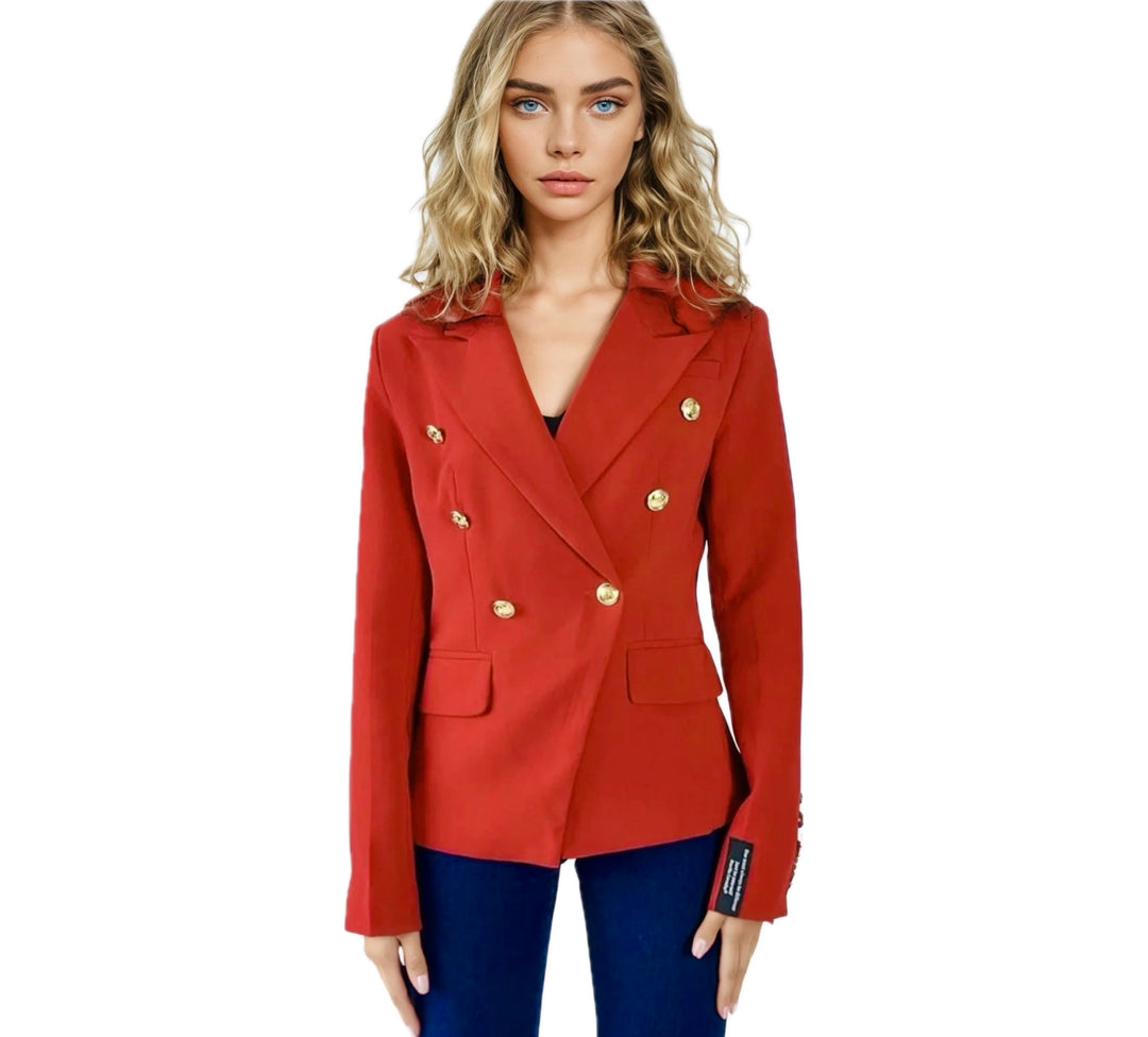 Women's Red Blazer | Casual Red Blazer | Starlin Cavalin