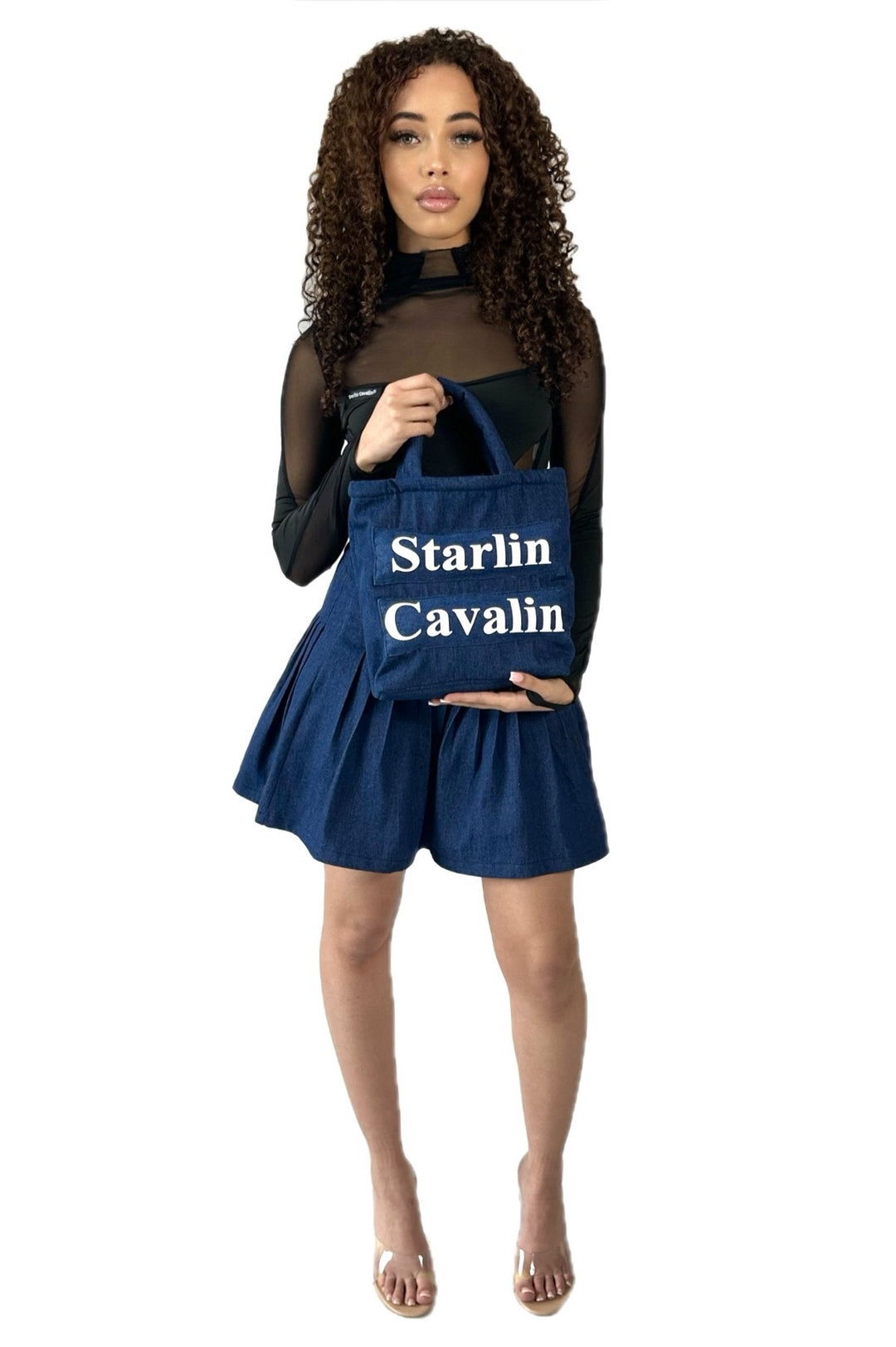 Women's Denim Bag | Bomb Denim Bag | Starlin Cavalin