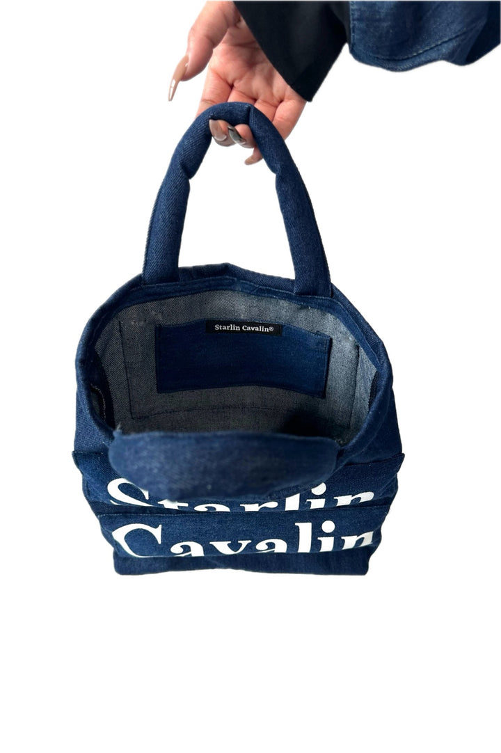 Women's Denim Bag | Bomb Denim Bag | Starlin Cavalin